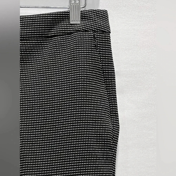 Worthington Petite Stretch Ankle Pants Black Polka Dot Size 6 - Picture 5 of 11
